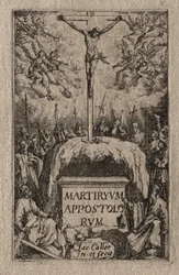 Le Martyre des Apôtres : Frontispice