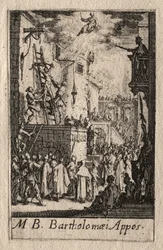 Le martyre des apôtres : saint Barthélemy