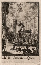 Le Martyre des Apôtres : Saint Simon