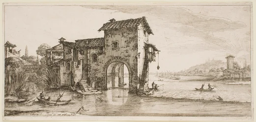 Le moulin sur la rivière, de la série « Les paysages de Florence »