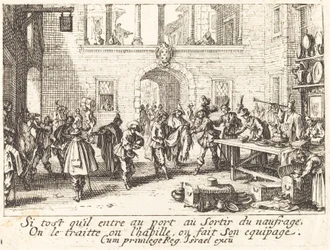 Les parents offrent des cadeaux, 1635