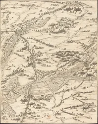 Le Siège de La Rochelle [plaque 7 de 16; ensemble comprend 1952.8.97-112]