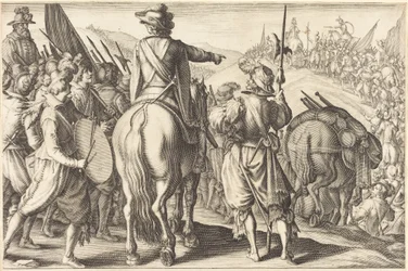 Les troupes en marche