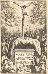 Page de Titre pour "Les Martyres des Apôtres"
