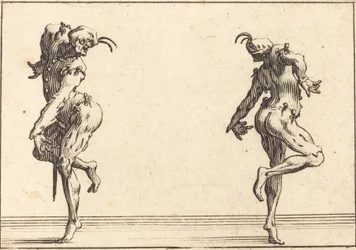 Deux pantalons dansants