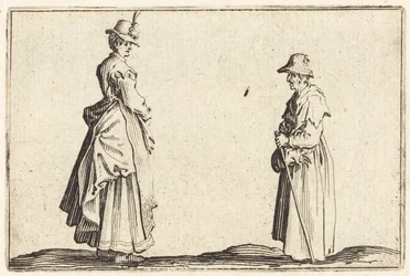 Deux femmes de profil