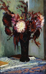 Chrysanthèmes dans un vase