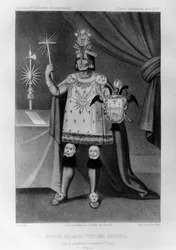 Prince inca en costume national, 1852
