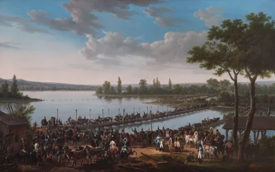 Le passage du Danube par Napoléon avant la bataille de Wagram