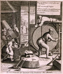 Illustration gravée du 17e siècle tirée d