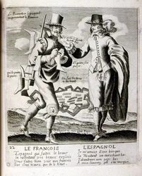 Illustration gravée du 17e siècle tirée d