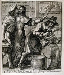 Illustration gravée du 17e siècle tirée d