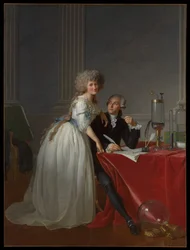 Antoine Laurent Lavoisier (1743-1794) et Marie Anne Lavoisier (Marie Anne Pierrette Paulze, 1758-1836)