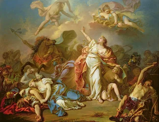 Apollon et Diane attaquant les enfants de Niobé