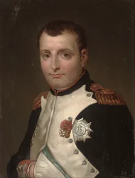(détail) de Napoléon dans son étude au Palais des Tuileries