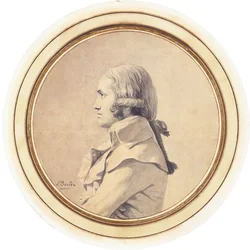 Portrait de Joseph-Nicolas Barbeau Dubarran, mi-longueur, les Bras Croisés