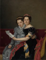 Portrait des sœurs Zénaïde et Charlotte Bonaparte