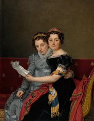 Portrait des sœurs Zénaïde et Charlotte Bonaparte