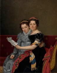 Portrait des sœurs Zénaïde et Charlotte Bonaparte