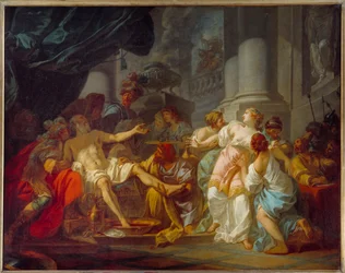 La mort de Sénèque (4 av. J.-C. - 65 apr. J.-C.), philosophe romain