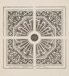 Design pour Parterre, de Theatre des Plans et Jardinages, pub.1652