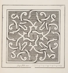 Conception pour Parterre, du Théâtre des Plans et Jardinages, pub.1652