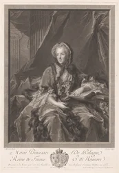 Portrait de la reine Marie Leszczynska