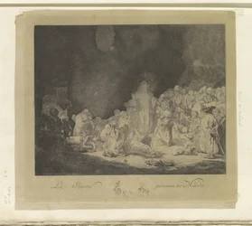 Christ prêchant (La Gravure des Cent Florins)