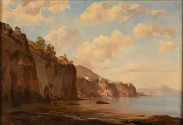 Falaises au bord de la mer