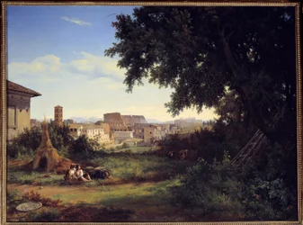 Rome, vue du Colisée
