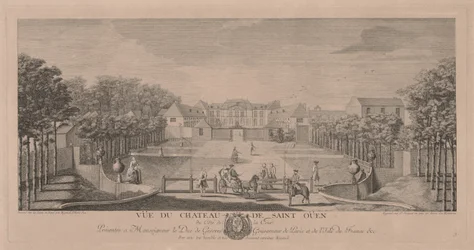 Château Saint Ouen depuis la cour