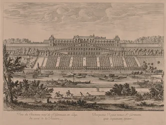 Château de Saint-Germain-en-Laye depuis la rivière