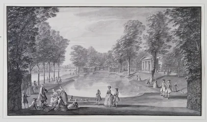 Bassin riverain, villa de Lord Burlington à Chiswick