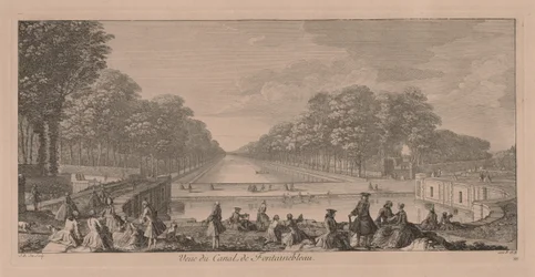 Le canal à Fontainebleau
