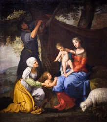 Repos de la Sainte Famille,1630-40 (huile sur toile)