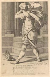 Solon Salaminius, n°2 de la série Les sept sages de la Grèce