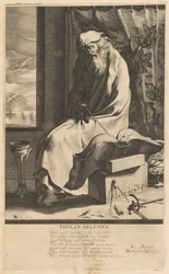 Thales Milesius, n°1 de la série Les sept sages de la Grèce