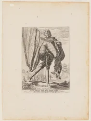 Porte-étendard, des officiers et soldats de la garde du corps de l