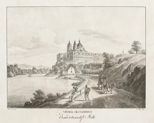Nieder-österreich, Abbaye bénédictine de Melk, 1819