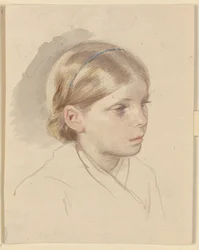 Jeune paysanne assise par terre