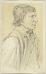 Jeune fermier vers la droite