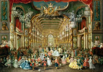 Bal masqué au Hoftheater, Bonn, 1754