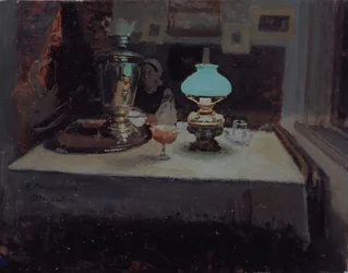 Au samovar, 1899