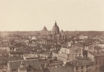 Vue de Rome, c. 1855 (photo)