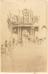 Un coin du Palais Royal, vers 1883-1886
