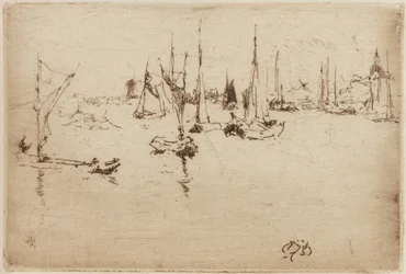 Barges, Dordrecht, 1884