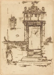 Porte de la chapelle, Montresor, 1888