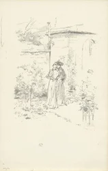 Confidences dans le jardin