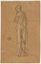 Figure drapée debout, 1870-1873