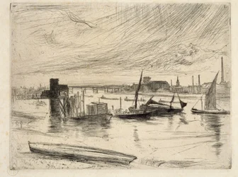 Tôt le matin, Battersea, 1861